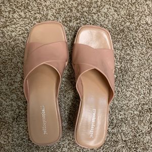 Jeffrey Campbell bubble gum platform sandals